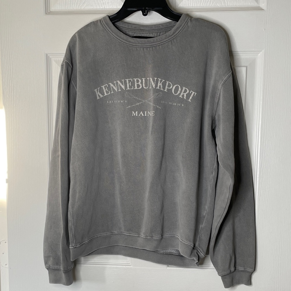Kennebunkport Maine Crewneck Sweatshirt Austins Inc Cotton Blend